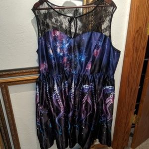 Tentacle-Space pattern dress